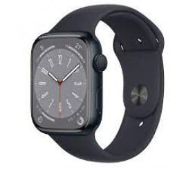 Apple Watch Series 8 GPS 45mm Midnight Aluminum Case with Midnight Sport Band - M/L - Midnight